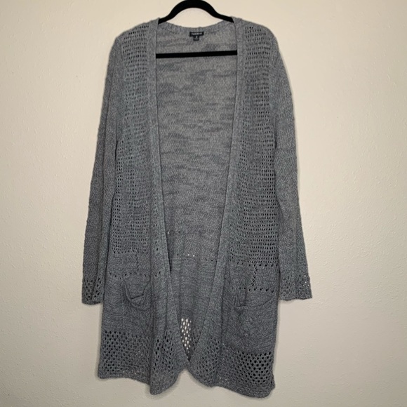 torrid Sweaters - Torrid Mix Knit Grey Sweater